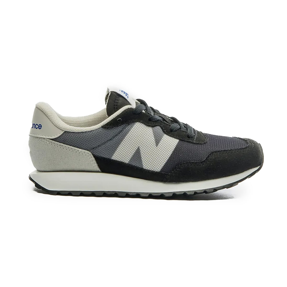 New Balance Tenis NB GS237V1 24-GS237AA1 PretoBranco Sint -5-